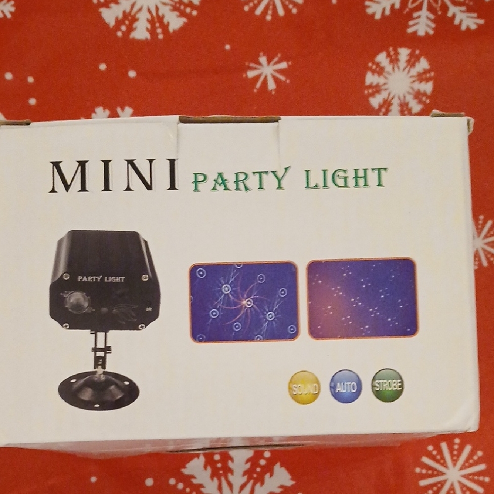 Dynamic Party Light with Black Finish